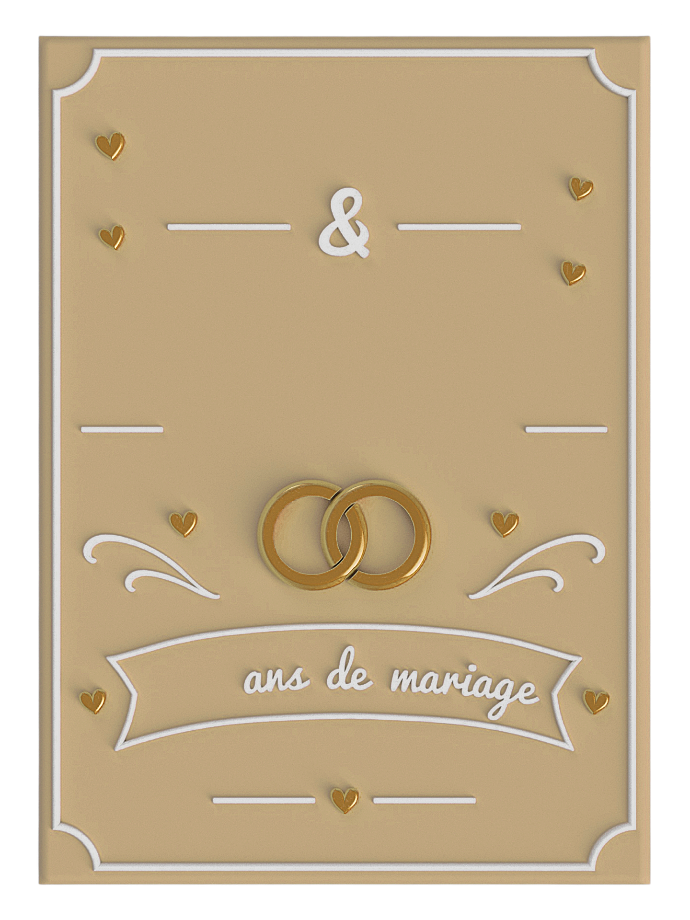 Plaque de Noces