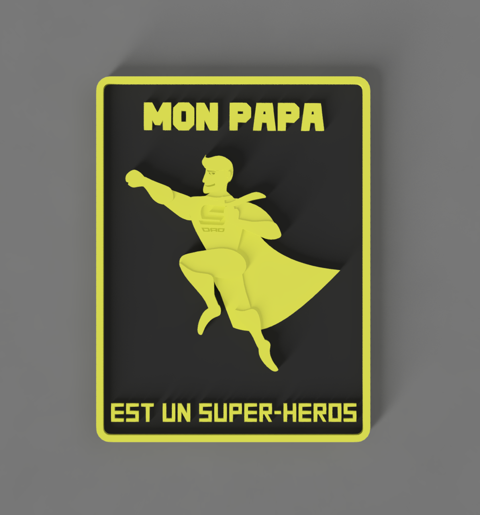 Gepersonaliseerde Plaat - Superhelden (Zonder Basis)
